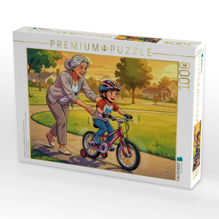 Ein Motiv aus dem Kalender Mein erstes Fahrrad Comic - CALVENDO Foto-Puzzle'