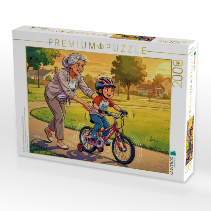 Ein Motiv aus dem Kalender Mein erstes Fahrrad Comic - CALVENDO Foto-Puzzle'