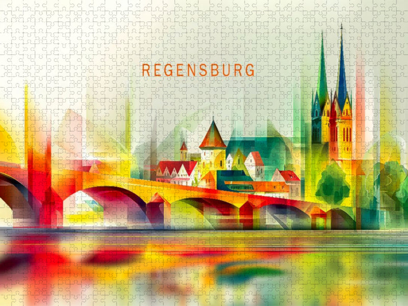 Regensburg - CALVENDO Foto-Puzzle'