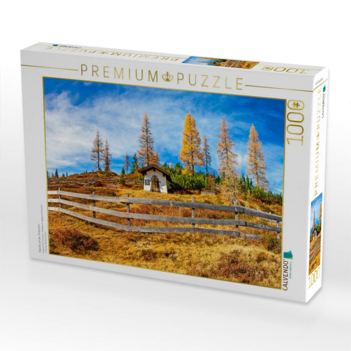 Kapelle auf der Trinkeralm - CALVENDO Foto-Puzzle'
