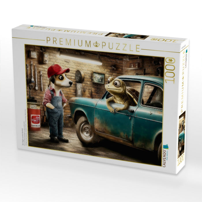 Der Wagen wurde überholt - CALVENDO Foto-Puzzle'