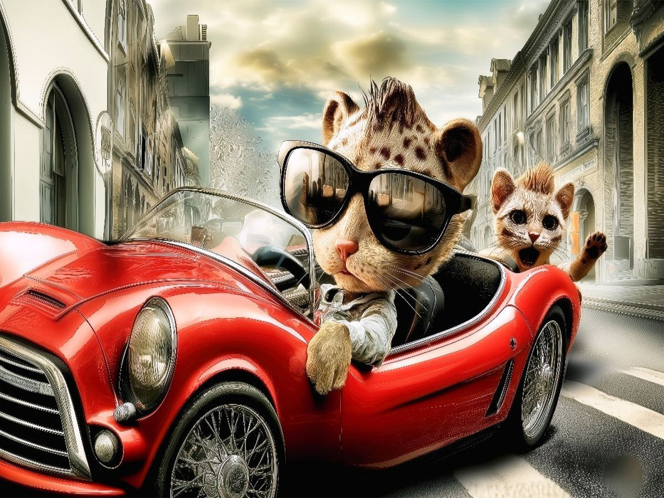 Rückwärtsfahrer - CALVENDO Foto-Puzzle'