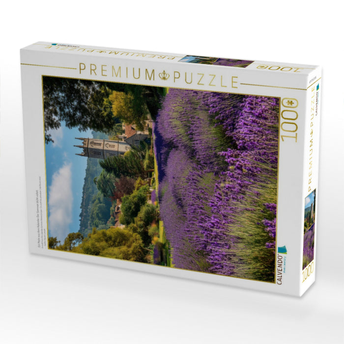 Ein Motiv aus dem Kalender Der Sommer blüht violett - CALVENDO Foto-Puzzle'