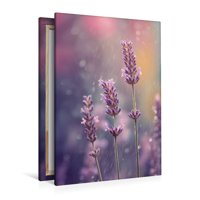 Premium Textil-Leinwand Ein Motiv aus dem Kalender Der Sommer blüht violett