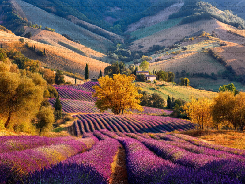 Wenn der Herbst zur Ruhe kommt - CALVENDO Foto-Puzzle'