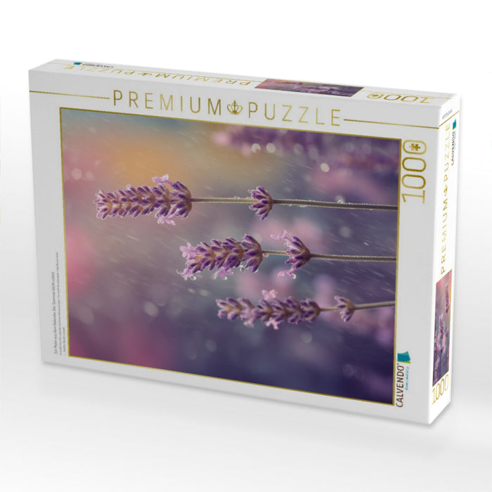 Ein Motiv aus dem Kalender Der Sommer blüht violett - CALVENDO Foto-Puzzle'