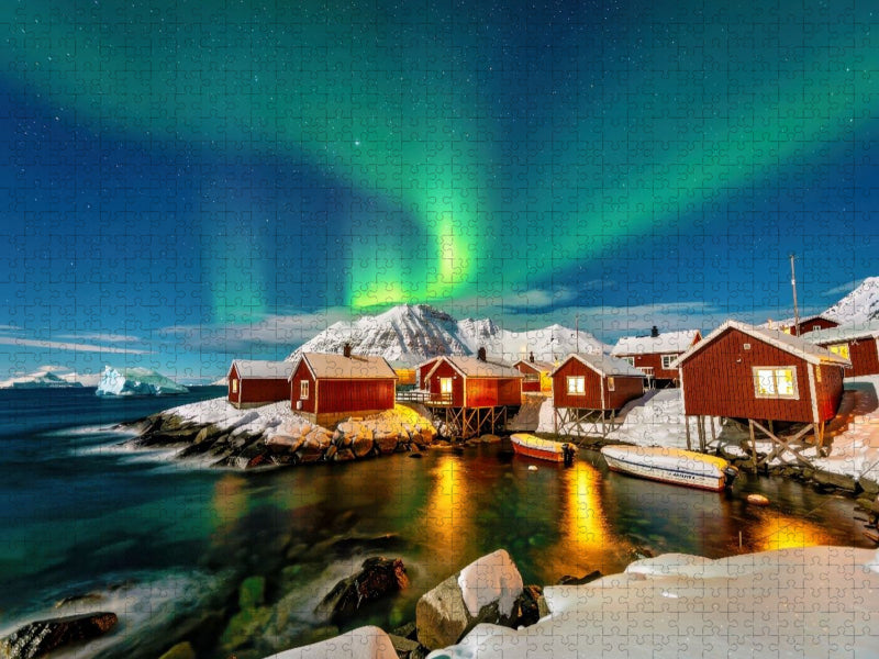 Ein Motiv aus dem Kalender Langzeitbelichtung vor Grönland - CALVENDO Foto-Puzzle'