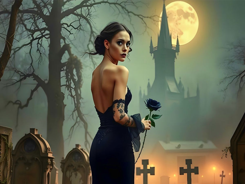 Geheimnisvolle Eleganz - CALVENDO Foto-Puzzle'