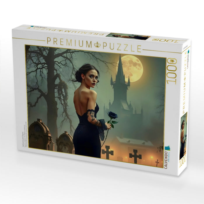 Geheimnisvolle Eleganz - CALVENDO Foto-Puzzle'