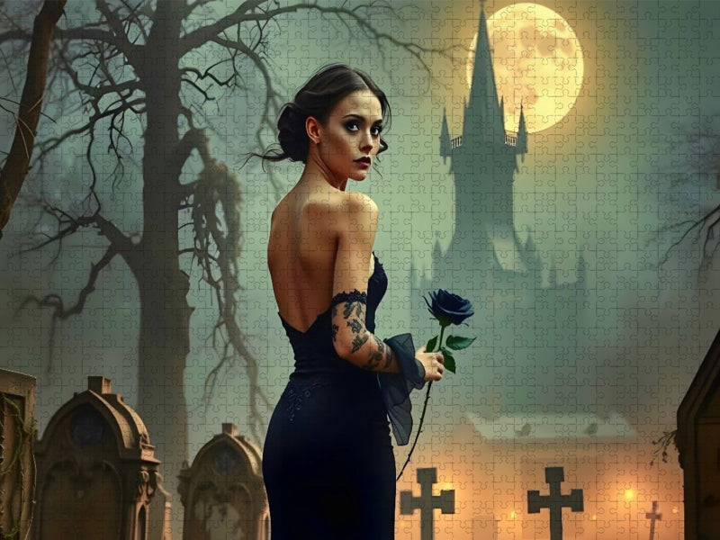 Geheimnisvolle Eleganz - CALVENDO Foto-Puzzle'
