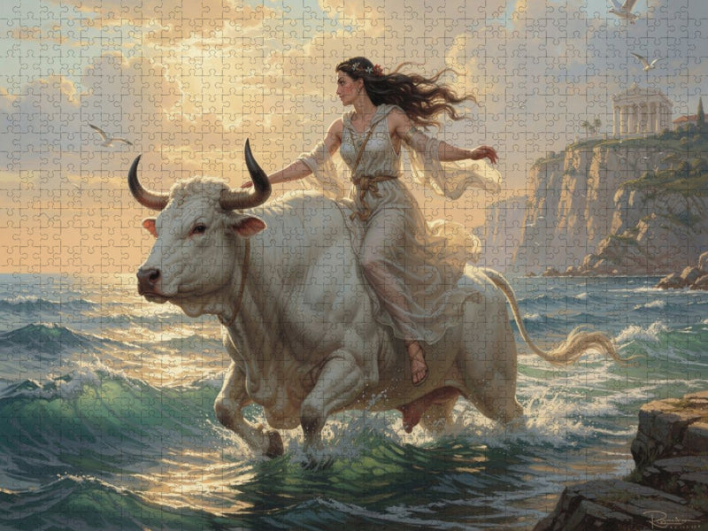 Zeus entführt Europa - CALVENDO Foto-Puzzle'