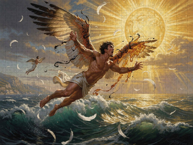 Daedalus und Ikarus - CALVENDO Foto-Puzzle'