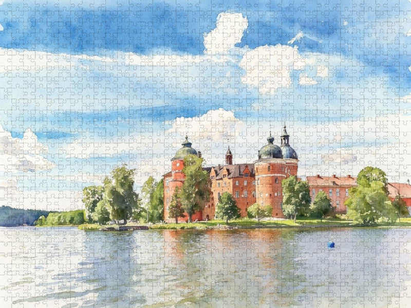 Schloss Gripsholm - CALVENDO Foto-Puzzle'
