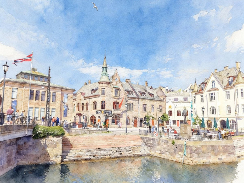 Ålesund - CALVENDO Foto-Puzzle'