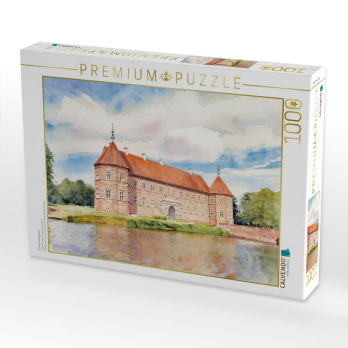 Schloss Voergaard - CALVENDO Foto-Puzzle'