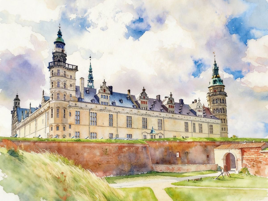 Kronsborg Schloss - CALVENDO Foto-Puzzle'