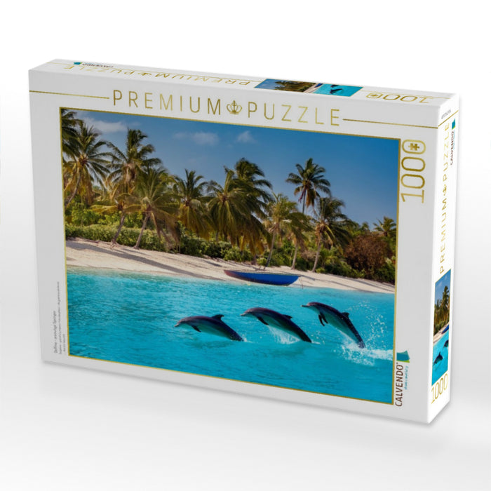 Delfine - anmutige Springer - CALVENDO Foto-Puzzle'