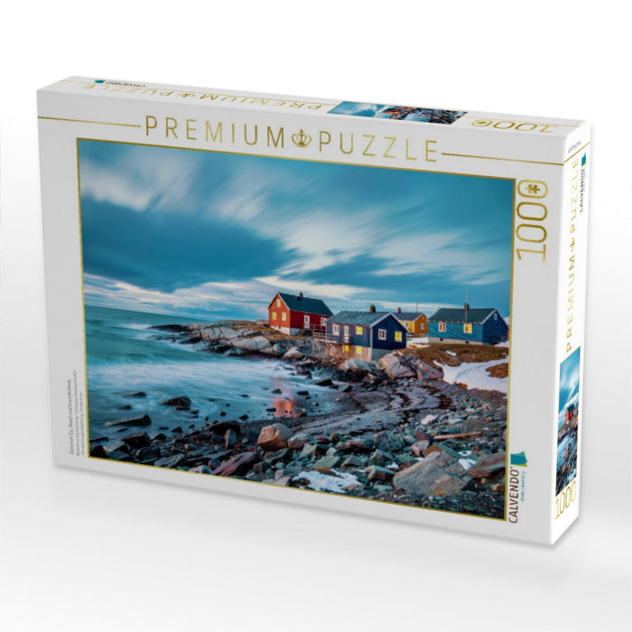 Zwischen Eis, Nebel und Unendlichkeit. - CALVENDO Foto-Puzzle'