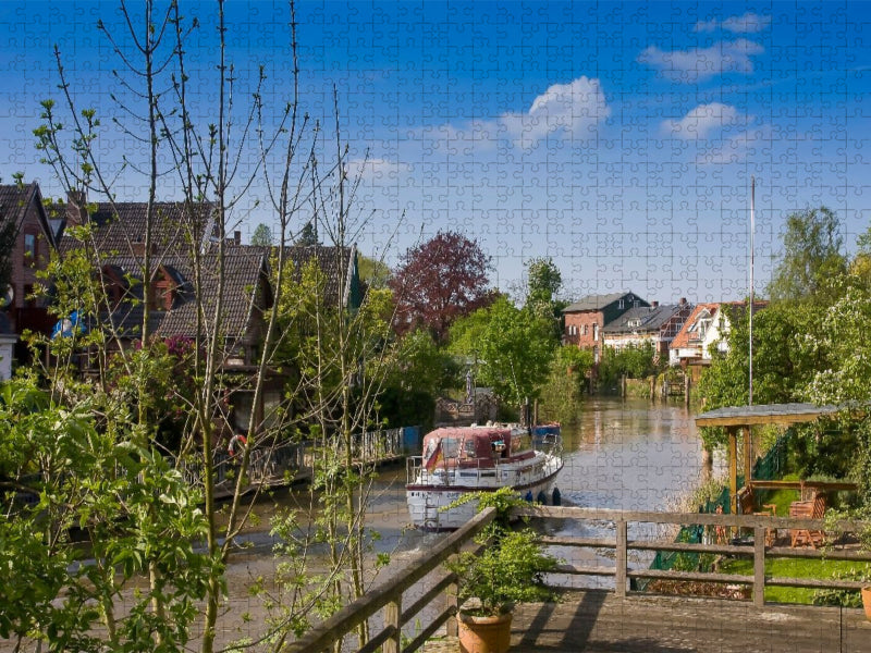 Este bei Estebrügge - CALVENDO Foto-Puzzle'