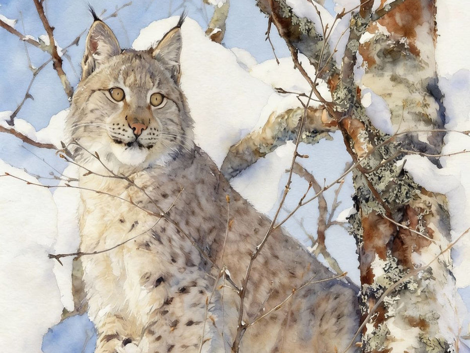 Europäischer Luchs - CALVENDO Foto-Puzzle'