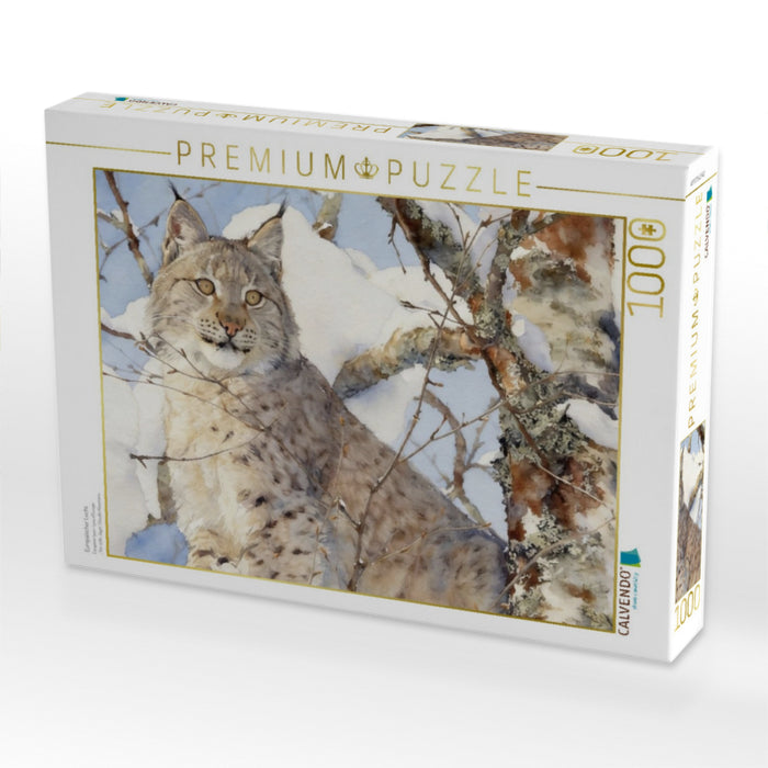 Europäischer Luchs - CALVENDO Foto-Puzzle'