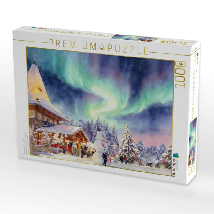 Rovaniemi in Finnland - CALVENDO Foto-Puzzle'