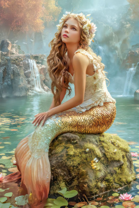 Premium Textil-Leinwand Frauenfiguren