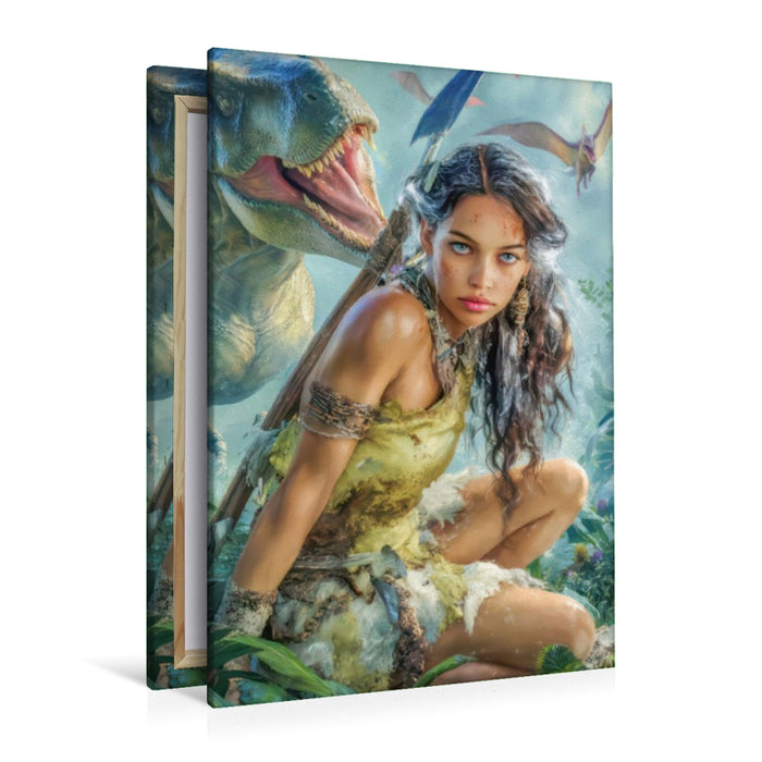 Premium Textil-Leinwand Frauenfiguren