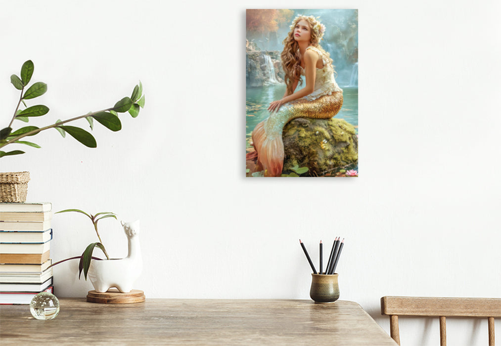 Premium Textil-Leinwand Frauenfiguren