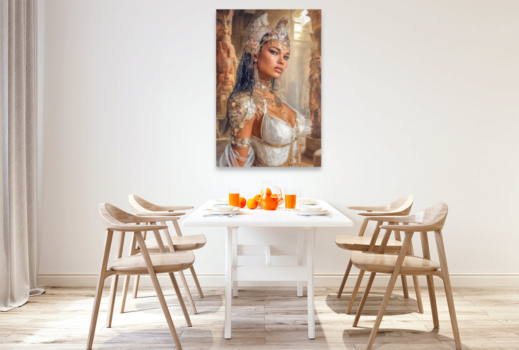 Premium Textil-Leinwand Frauenfiguren