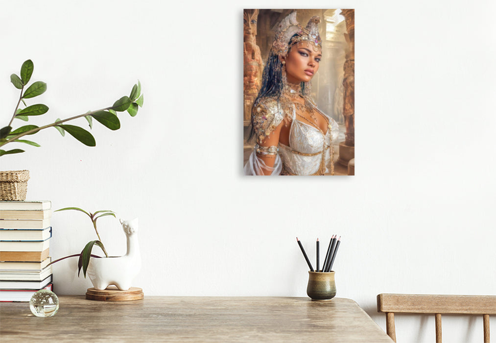 Premium Textil-Leinwand Frauenfiguren