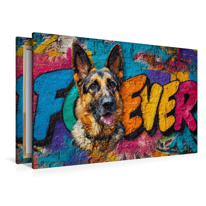 Premium Textil-Leinwand Emma