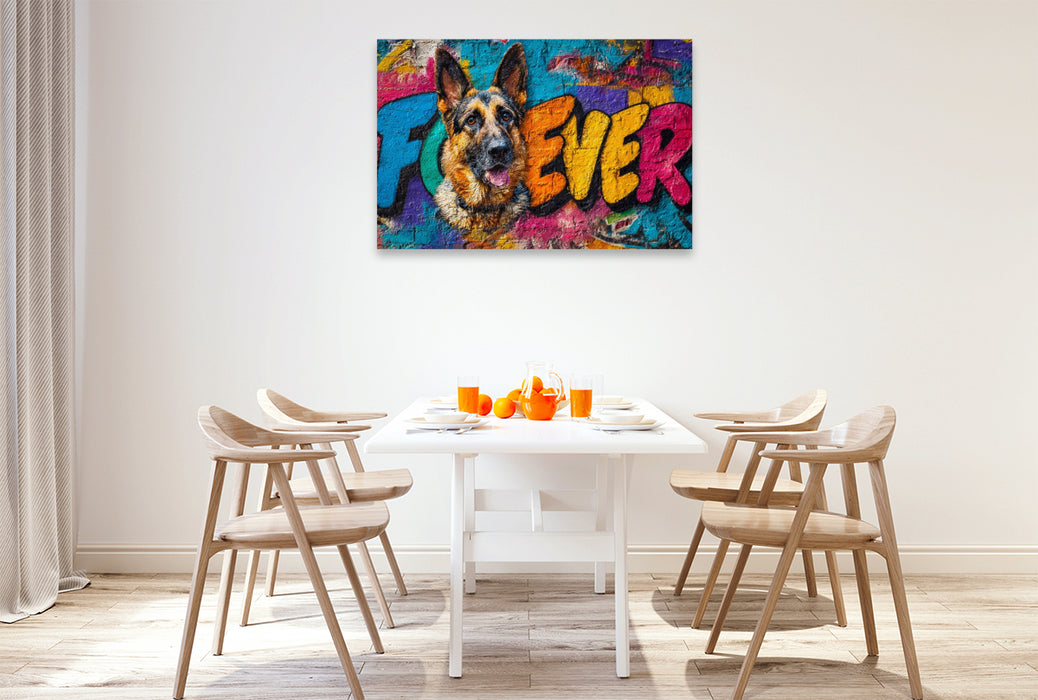 Premium Textil-Leinwand Emma