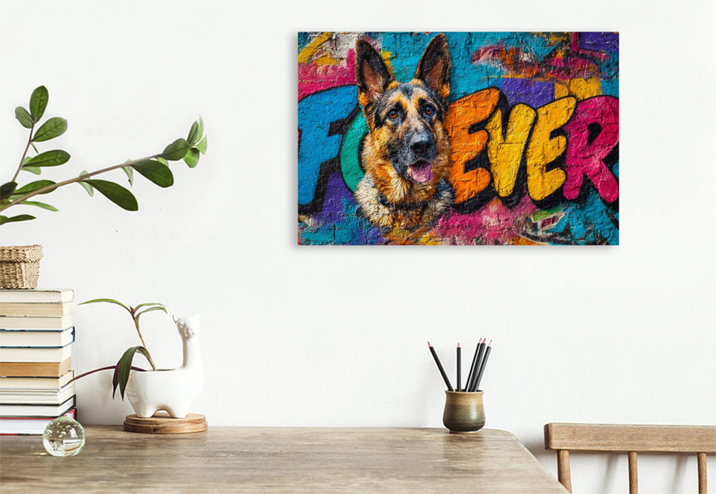 Premium Textil-Leinwand Emma