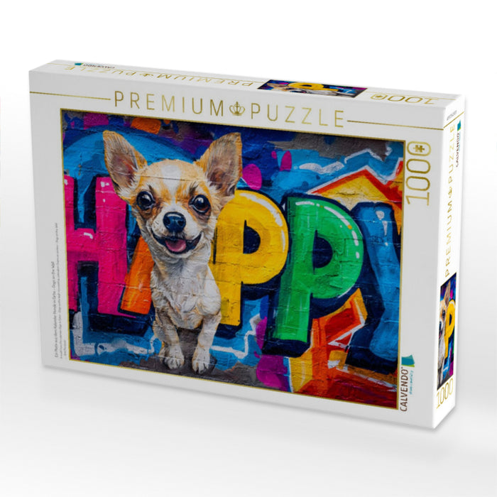 Ein Motiv aus dem Kalender Hunde in Farbe - Dogs on the Wall - CALVENDO Foto-Puzzle'