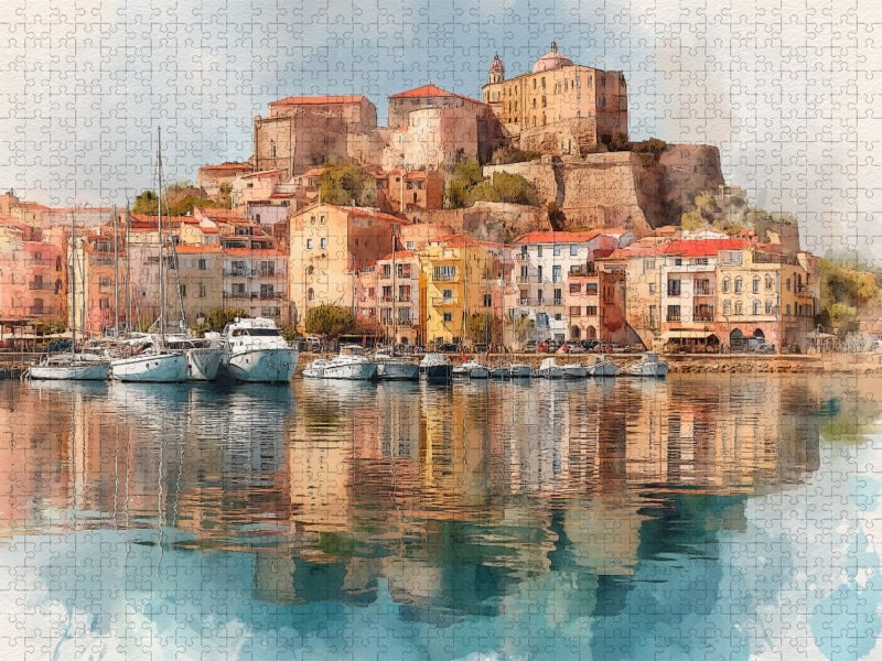 Calvi, Corsica, Frankreich - CALVENDO Foto-Puzzle'