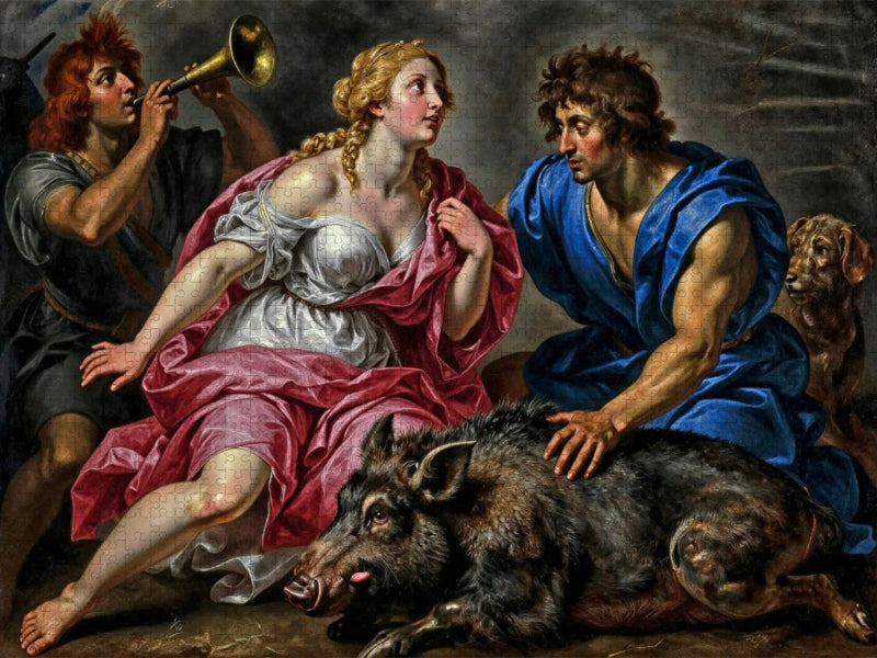 Alalante und Meleager - CALVENDO Foto-Puzzle'