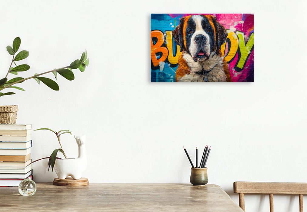 Premium Textil-Leinwand Milo