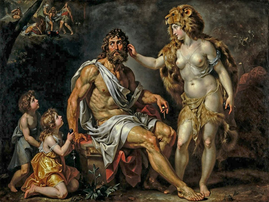 Herkules und Omphale - CALVENDO Foto-Puzzle'