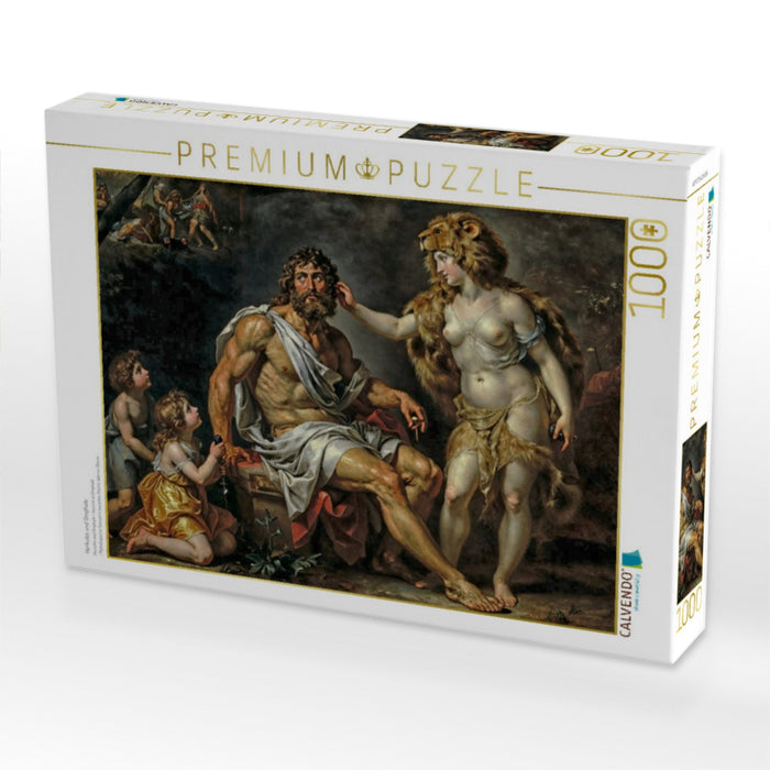 Herkules und Omphale - CALVENDO Foto-Puzzle'