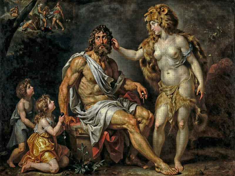 Herkules und Omphale - CALVENDO Foto-Puzzle'