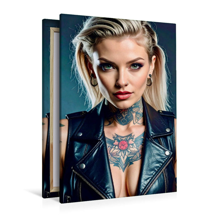 Premium Textil-Leinwand Aura