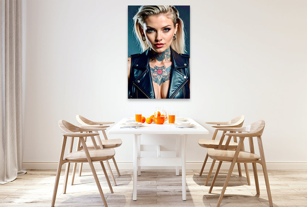 Premium Textil-Leinwand Aura