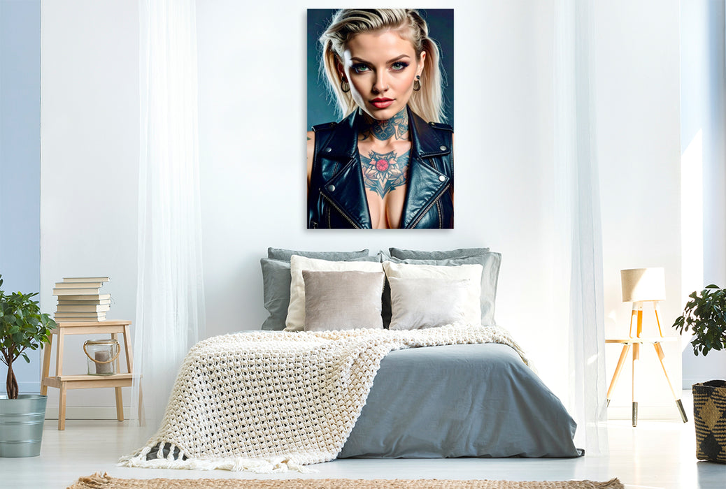 Premium Textil-Leinwand Aura