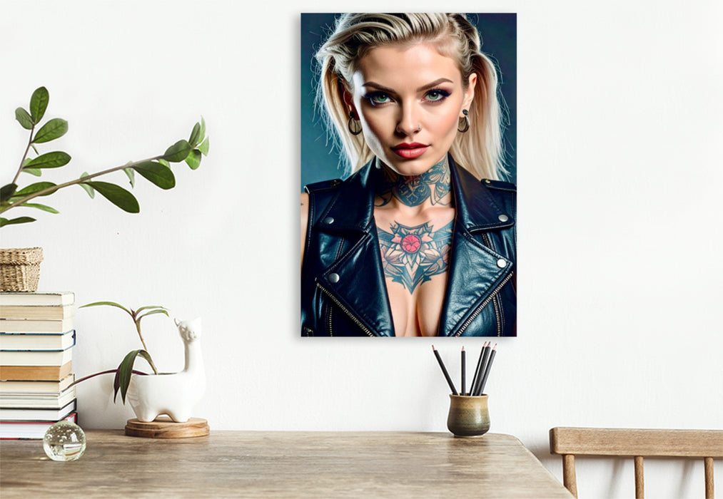 Premium Textil-Leinwand Aura