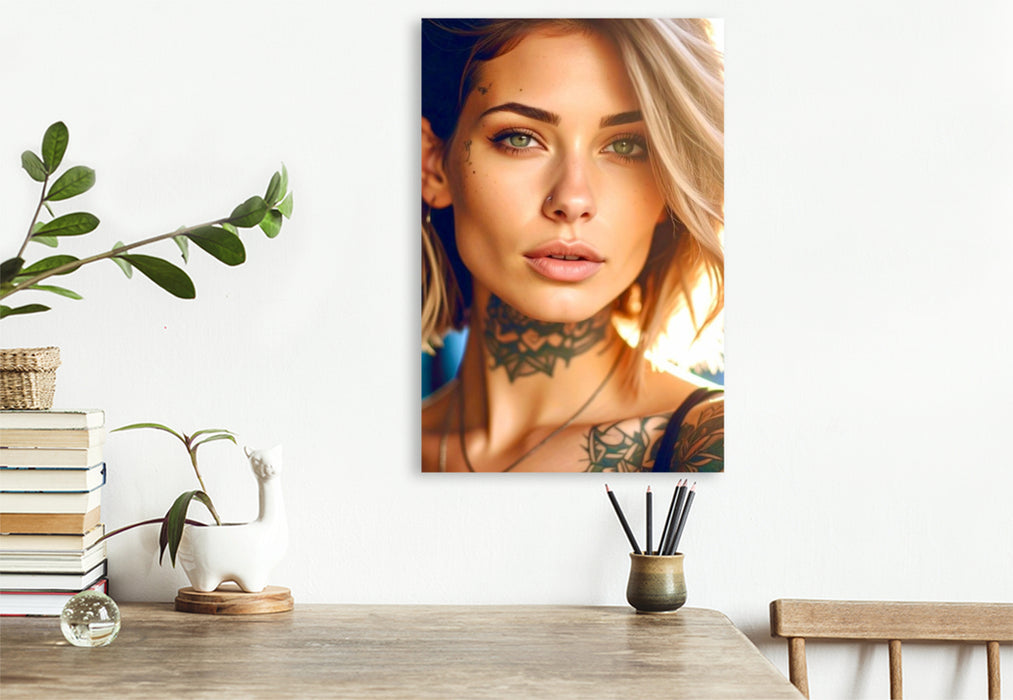 Premium Textil-Leinwand Seduction