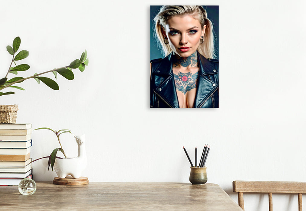 Premium Textil-Leinwand Aura