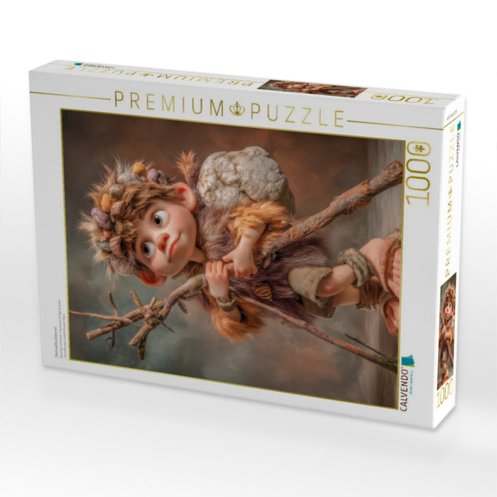 Steinzeitkarikaturen - CALVENDO Foto-Puzzle'