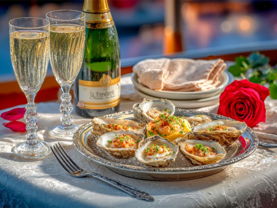 Perfekt angerichtete Austern - CALVENDO Foto-Puzzle'