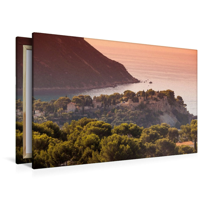 Premium Textil-Leinwand Steilküstenlandschaft bei Marseille